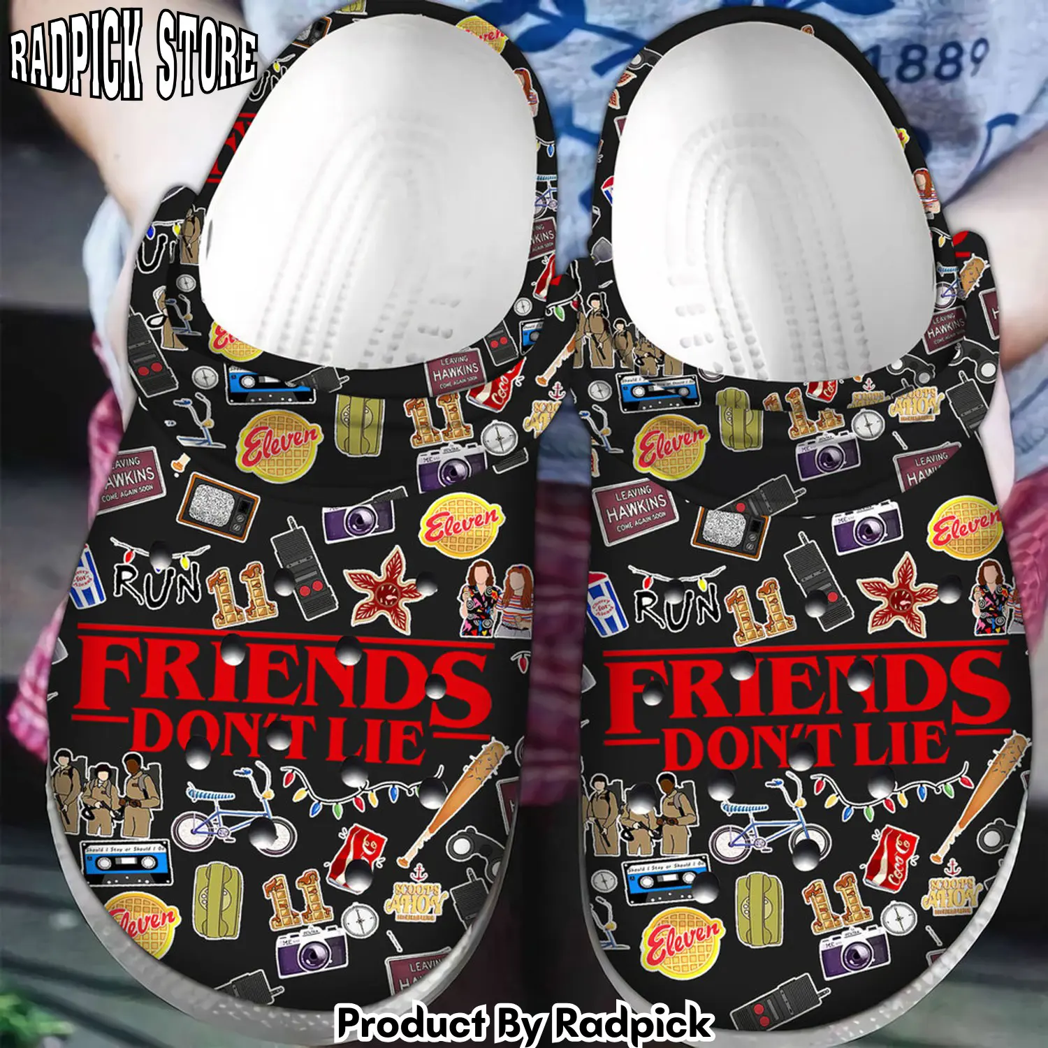 Radpick stranger things tv series clogs shoes comfortable for men women sxb rp6521106